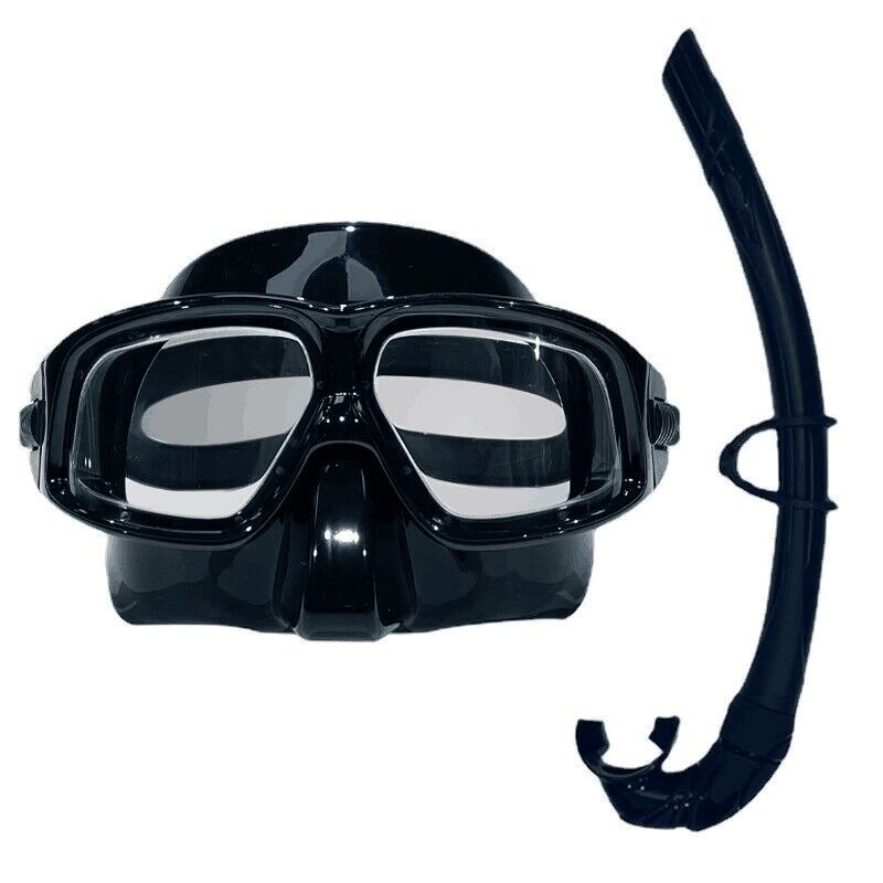 Snorkel Mask Full Face - Maska do nurkowania, freedivingu, z lustrem