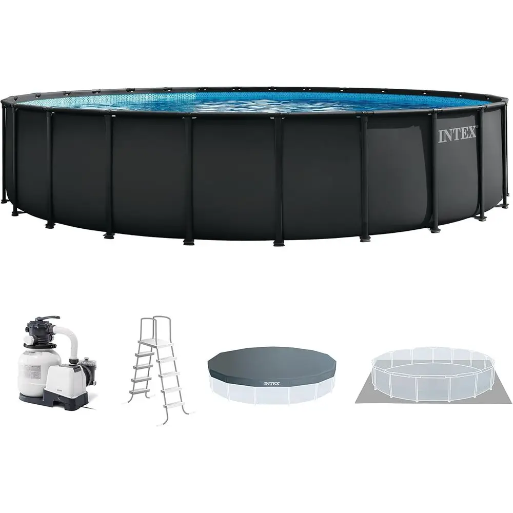 Pool Ladder Above Ground - Zestaw basenu naziemnego o wymiarach 7,3