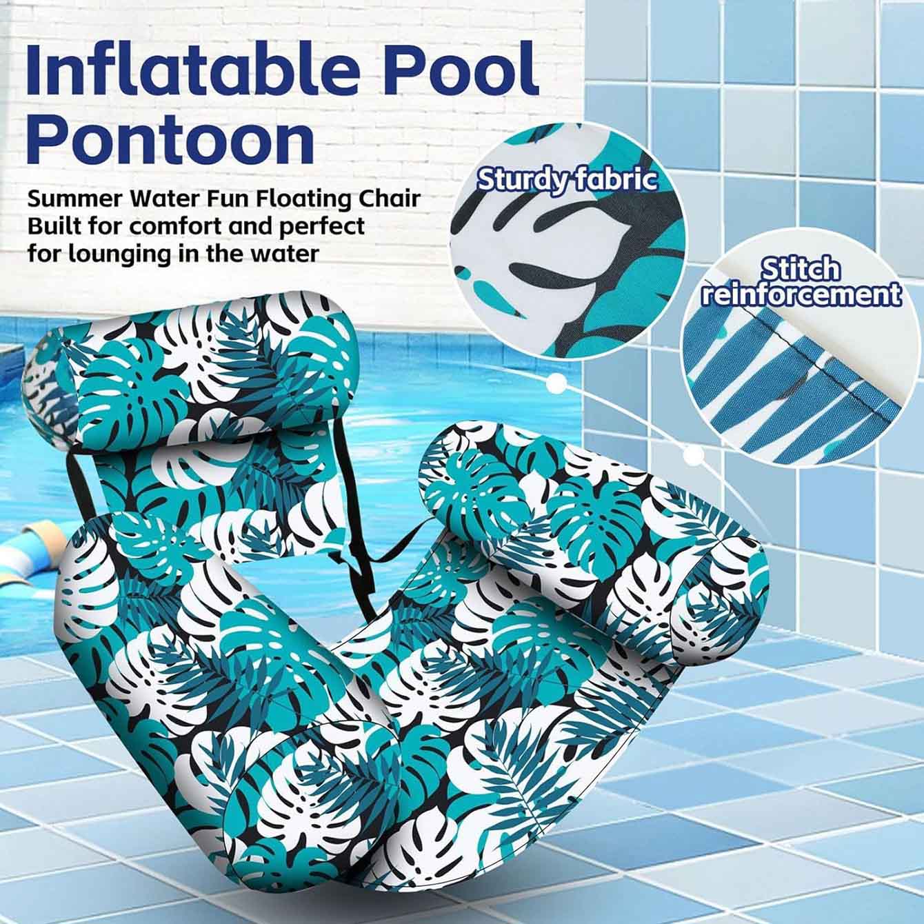 1 szt. Dmuchane leżaki do pływ – Pool Lounger Inflatable recenzja i cena