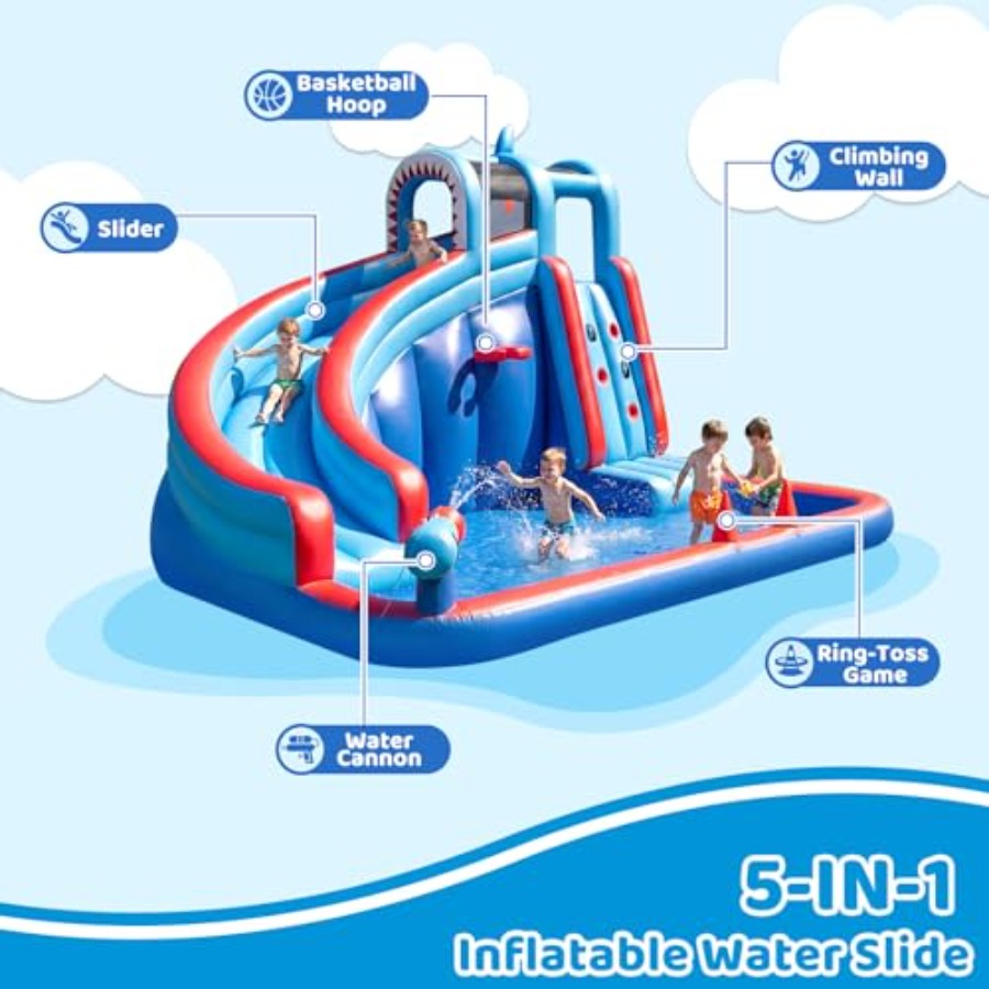 Nadmuchiwana zjeżdżalnia wodna – Water Slide Inflatable recenzja i cena