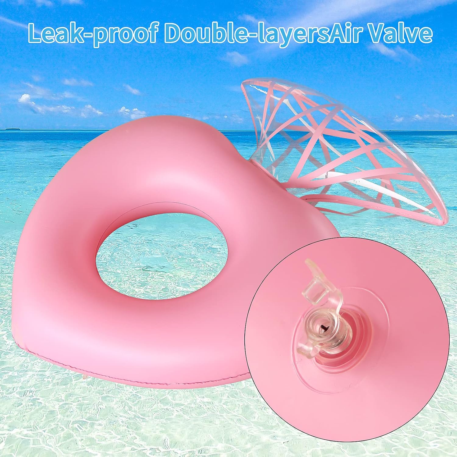 Diamentowy materac do pływania – Pool Float Ring Inflatable recenzja i cena