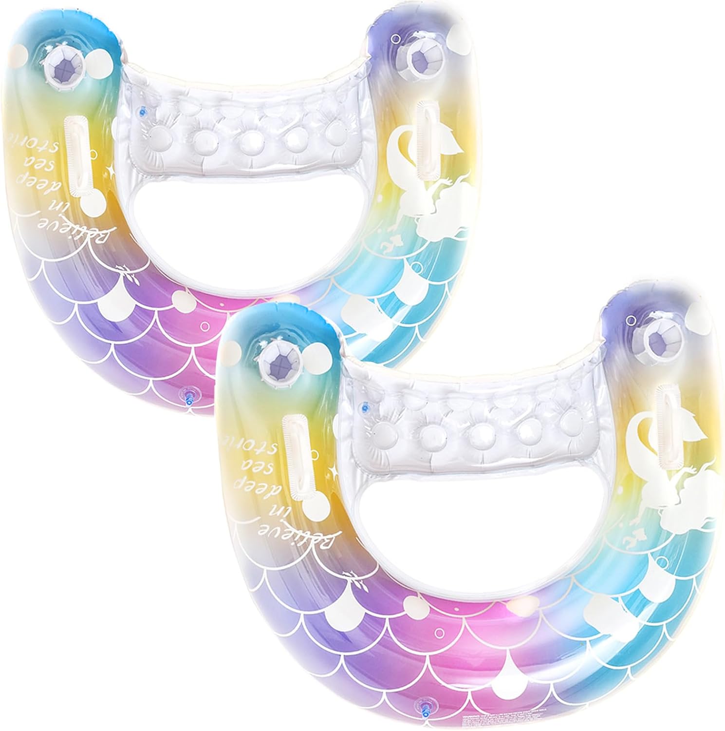 2 szt. dmuchanych materacy do  – Pool Float Ring Inflatable recenzja i cena