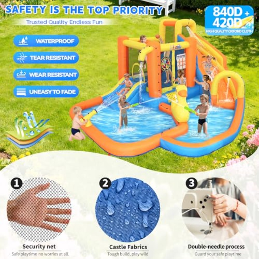 Nadmuchiwany park wodny na pod – Water Slide Inflatable recenzja i cena