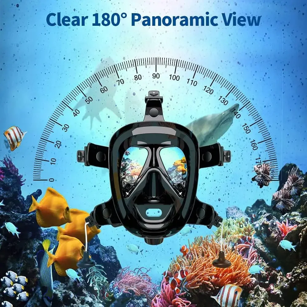 Maska nurkowa pełnotwarzowa TR – Snorkel Mask Full Face recenzja i cena