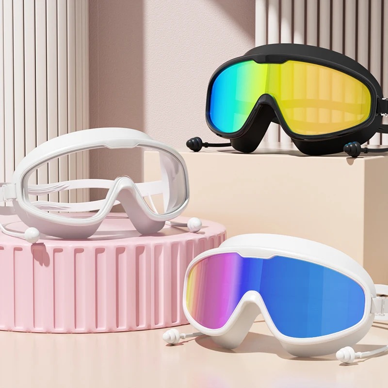 Okulary pływackie z dużą ramką – Swim Goggles Anti Fog Uv recenzja i cena