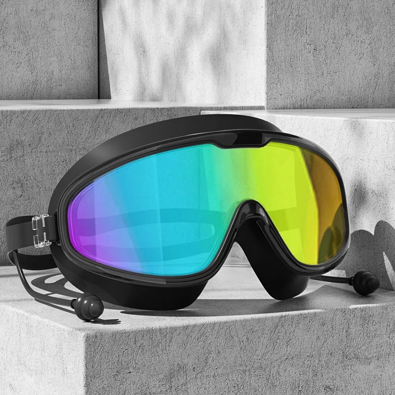 Okulary pływackie z dużą ramką – Swim Goggles Anti Fog Uv recenzja i cena