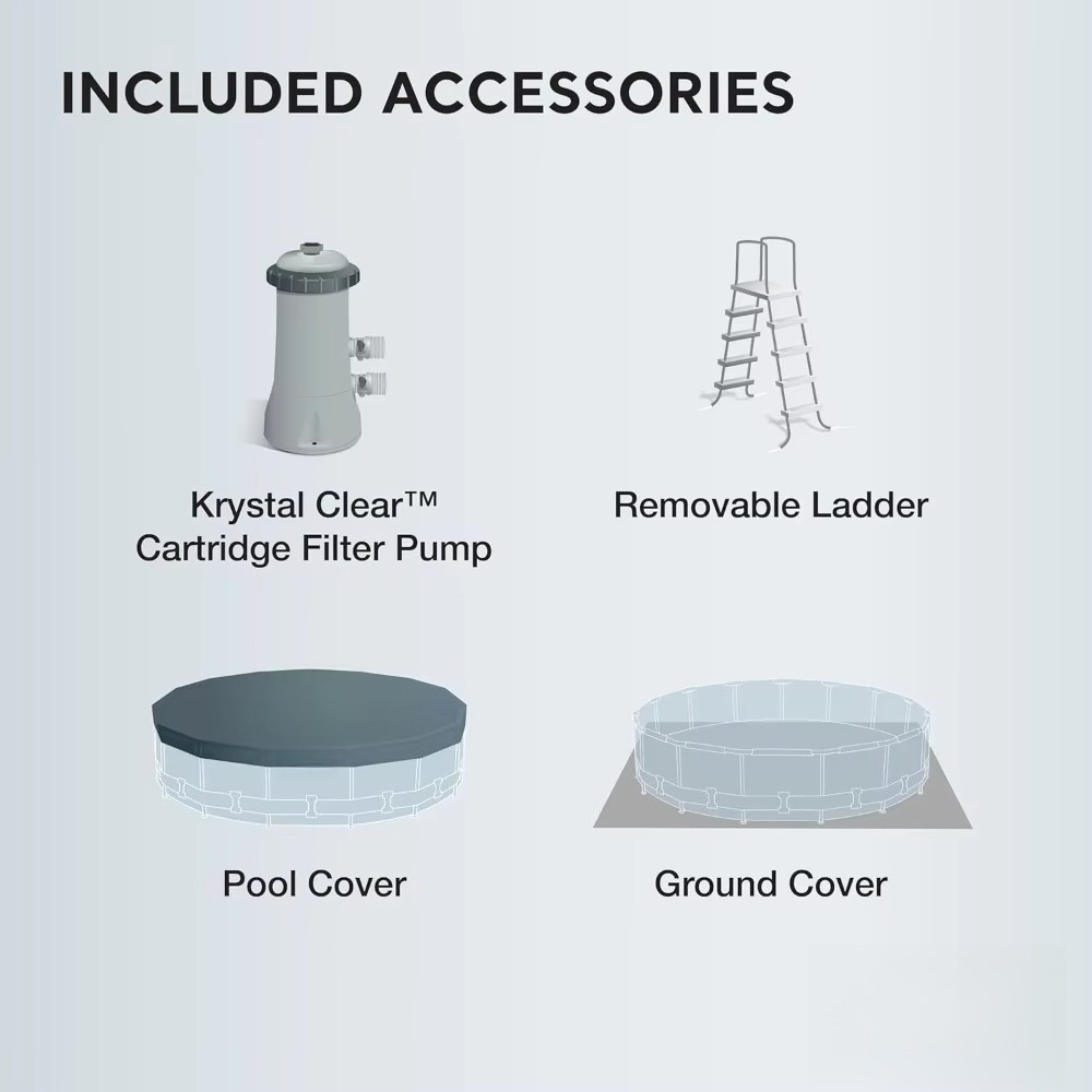 Zestaw basenu naziemnego z ram – Pool Ladder Above Ground recenzja i cena