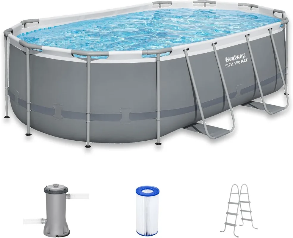 Bestway Steel Pro MAX 14' x 8' – Pool Ladder Above Ground recenzja i cena