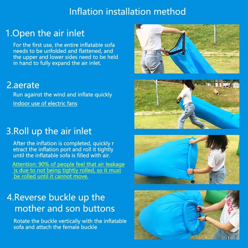 Przenośny dmuchany leżak-sofa, – Pool Lounger Inflatable recenzja i cena
